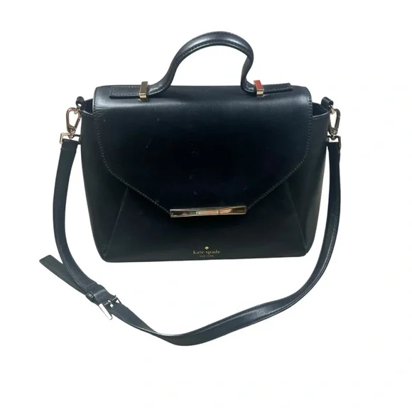 Kate Spade Camden Way Palermo Black Satchel / Crossbody Bag WKRU3616 - Picture 1 of 9